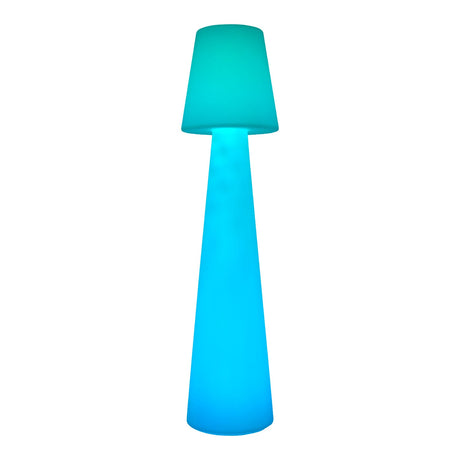 Modern European furniture - Frosted White Outdoor Floor Lamp - www.oroa.com