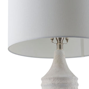   Modern European furniture - White Cotton Accent Table Lamp - www.oroa.com | Oroa.com