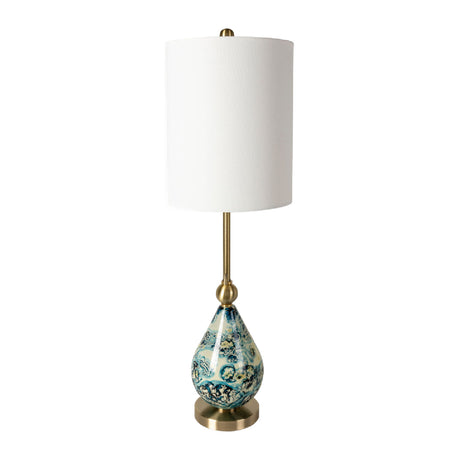   Modern European furniture - Painted Glass Accent Table Lamp - www.oroa.com | Oroa.com