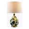 Modern European furniture - Blue Floral Glass Table Lamp - www.oroa.com