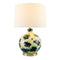 Modern European furniture - Round Painted Glass Tabe Lamp - www.oroa.com