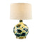Modern European furniture - Round Painted Glass Tabe Lamp - www.oroa.com