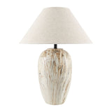 Modern European furniture - Brown Swirl Ceramic Table Lamp - www.oroa.com