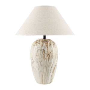   Modern European furniture - Brown Swirl Ceramic Table Lamp - www.oroa.com | Oroa.com