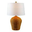 Modern European furniture - Natural Rattan Accent Table Lamp - www.oroa.com