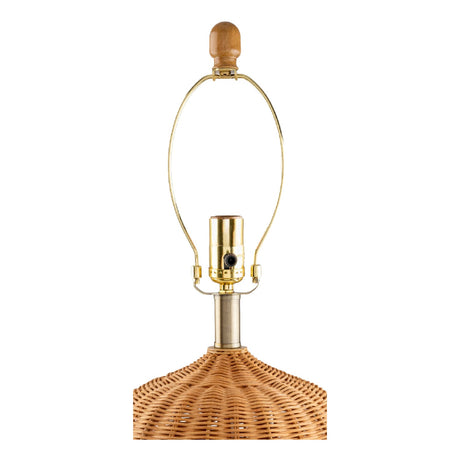 Modern European furniture - Natural Rattan Accent Table Lamp - www.oroa.com