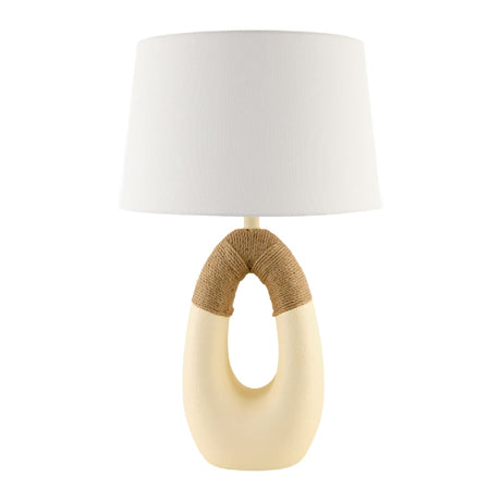 Modern European furniture - Carved Out Base Table Lamp - www.oroa.com