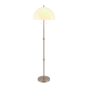   White Glass Dome Floor Lamp | Oroa.com