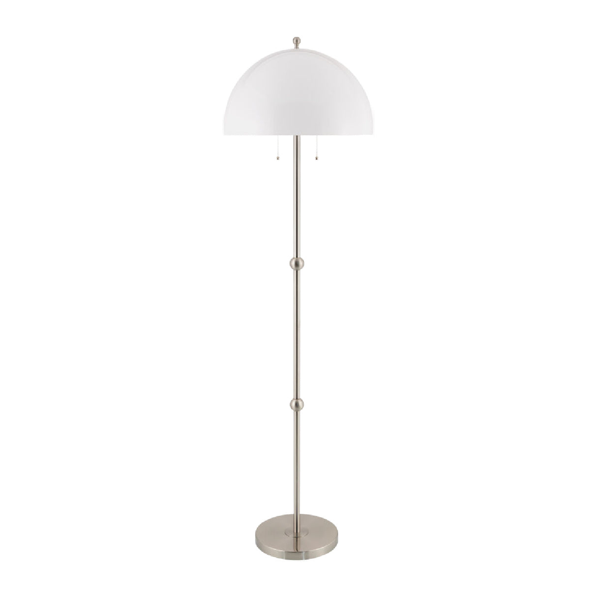   White Glass Dome Floor Lamp | Oroa.com