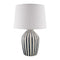 Modern European furniture - Lined Ceramic Accent Table Lamp - www.oroa.com