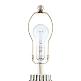 Modern European furniture - Lined Ceramic Accent Table Lamp - www.oroa.com