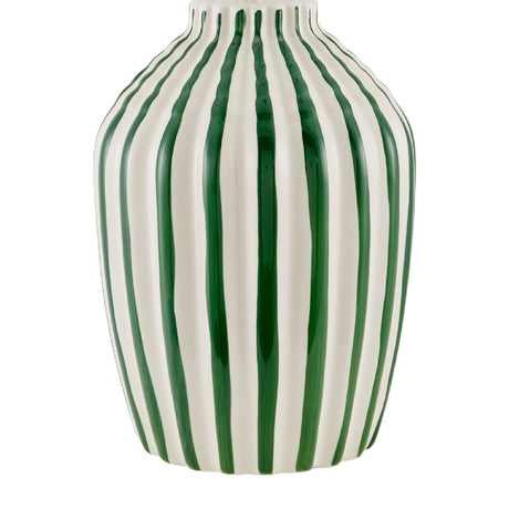 Modern European furniture - Lined Ceramic Accent Table Lamp - www.oroa.com