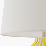 Modern European furniture - Lined Ceramic Accent Table Lamp - www.oroa.com