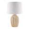 Modern European furniture - Lined Ceramic Accent Table Lamp - www.oroa.com