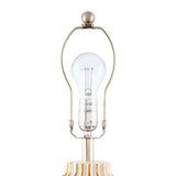 Modern European furniture - Lined Ceramic Accent Table Lamp - www.oroa.com