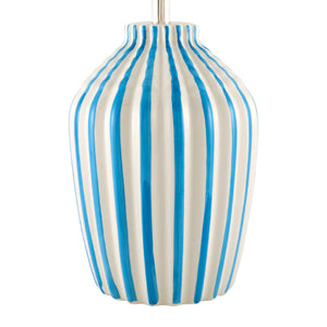   Lined Ceramic Accent Table Lamp | Oroa.com