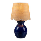 Modern European furniture - Scalloped Edge Accent Table Lamp - www.oroa.com