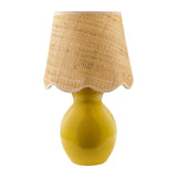 Modern European furniture - Scalloped Edge Accent Table Lamp - www.oroa.com