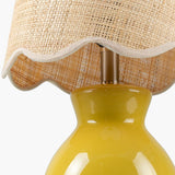 Modern European furniture - Scalloped Edge Accent Table Lamp - www.oroa.com