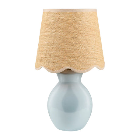 Modern European furniture - Scalloped Edge Accent Table Lamp - www.oroa.com