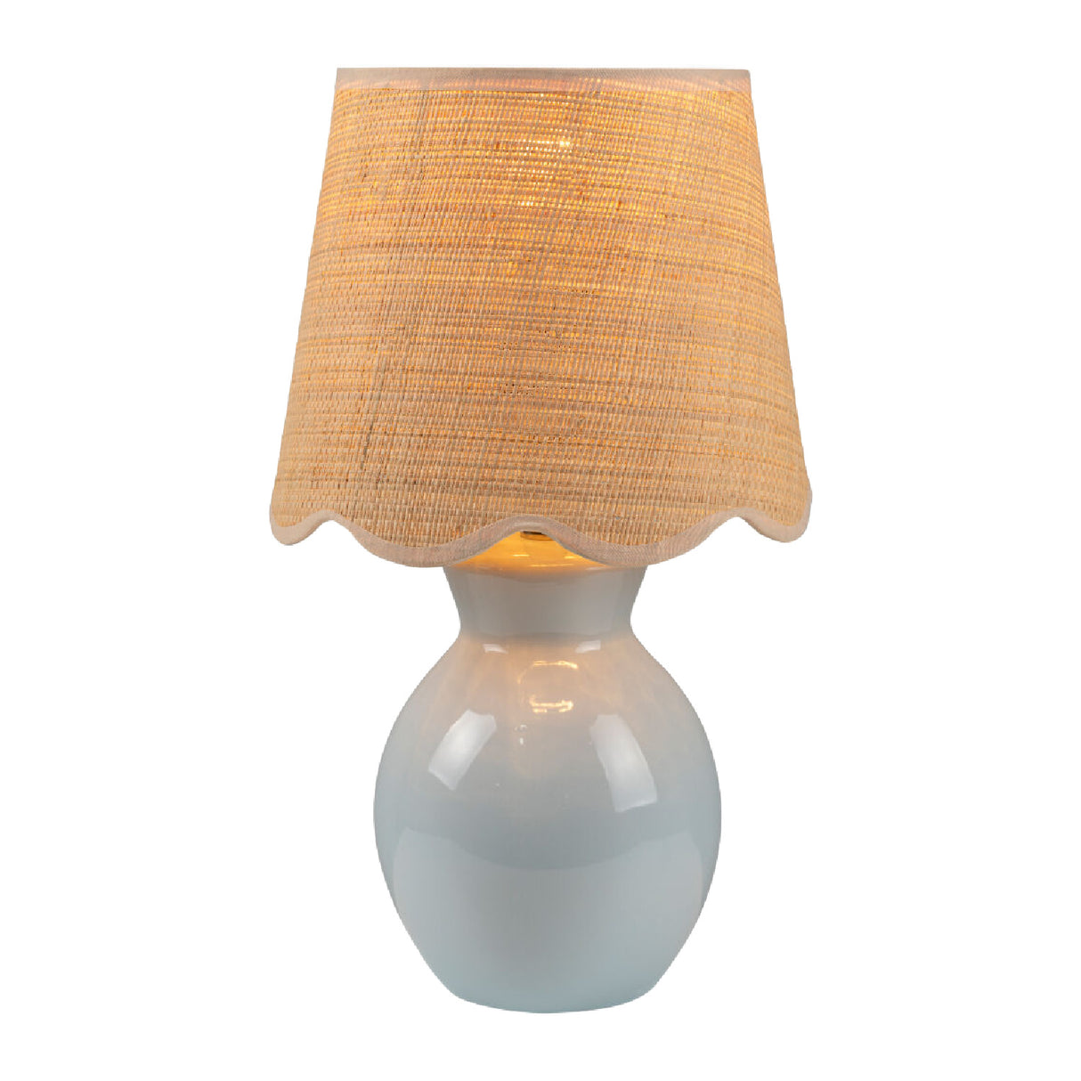   Scalloped Edge Accent Table Lamp | Oroa.com