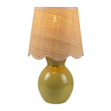 Modern European furniture - Scalloped Edge Accent Table Lamp - www.oroa.com