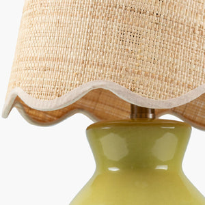   Scalloped Edge Accent Table Lamp | Oroa.com