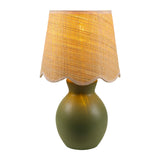 Modern European furniture - Scalloped Edge Accent Table Lamp - www.oroa.com