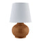 Modern European furniture - Raffia Shade Ceramic Table Lamp - www.oroa.com