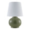 Modern European furniture - Raffia Shade Ceramic Table Lamp - www.oroa.com