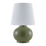 Modern European furniture - Raffia Shade Ceramic Table Lamp - www.oroa.com