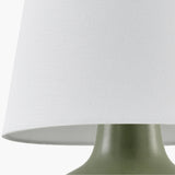 Modern European furniture - Raffia Shade Ceramic Table Lamp - www.oroa.com