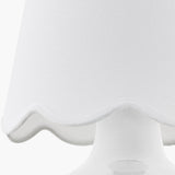 Modern European furniture - Scalloped Raffia Shade Table Lamp - www.oroa.com