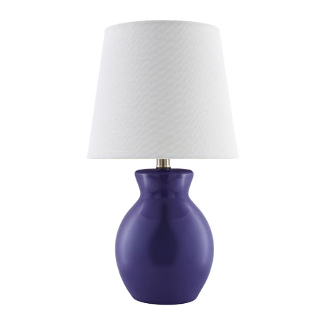 Modern European furniture - White Cotton Ceramic Table Lamp - www.oroa.com