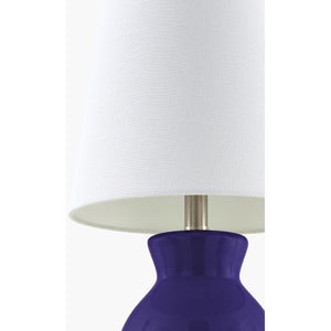   Modern European furniture - White Cotton Ceramic Table Lamp - www.oroa.com | Oroa.com