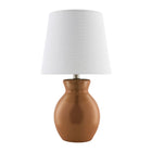 Modern European furniture - White Cotton Ceramic Table Lamp - www.oroa.com
