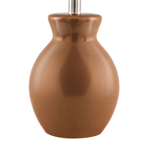   Modern European furniture - White Cotton Ceramic Table Lamp - www.oroa.com | Oroa.com