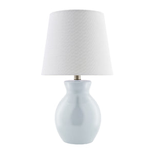   Modern European furniture - White Cotton Ceramic Table Lamp - www.oroa.com | Oroa.com