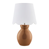 Modern European furniture - Scalloped Edge Accent Table Lamp - www.oroa.com