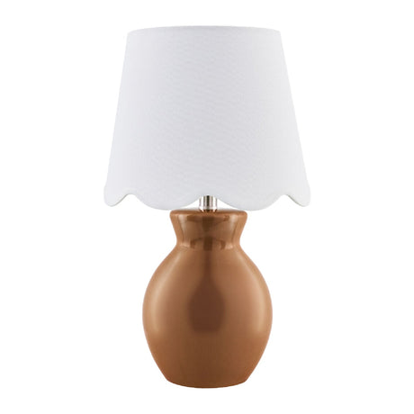 Modern European furniture - Scalloped Edge Accent Table Lamp - www.oroa.com