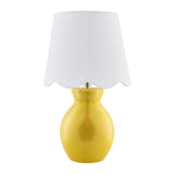 Modern European furniture - Scalloped Edge Accent Table Lamp - www.oroa.com