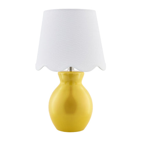 Modern European furniture - Scalloped Edge Accent Table Lamp - www.oroa.com
