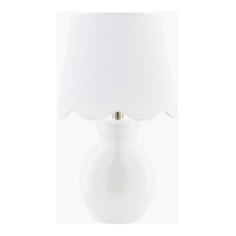 Modern European furniture - Scalloped Edge Accent Table Lamp - www.oroa.com