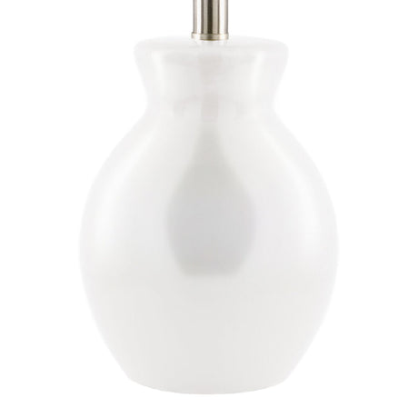 Modern European furniture - Scalloped Edge Accent Table Lamp - www.oroa.com