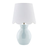 Modern European furniture - Scalloped Edge Accent Table Lamp - www.oroa.com