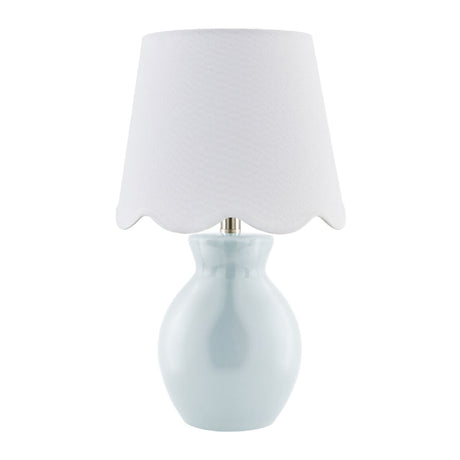 Modern European furniture - Scalloped Edge Accent Table Lamp - www.oroa.com