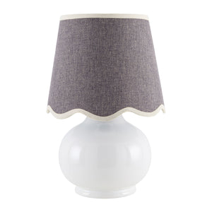  Modern European furniture - Glazed Ceramic Raffia Table Lamp - www.oroa.com | Oroa.com