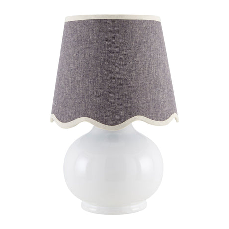 Modern European furniture - Glazed Ceramic Raffia Table Lamp - www.oroa.com