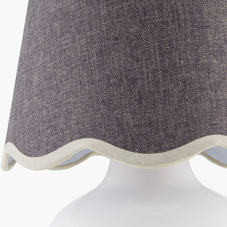 Modern European furniture - Glazed Ceramic Raffia Table Lamp - www.oroa.com