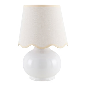   Modern European furniture - Glazed Ceramic Raffia Table Lamp - www.oroa.com | Oroa.com